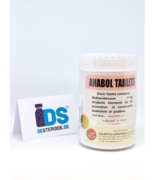 anabol 5mg 1000tab methandienone